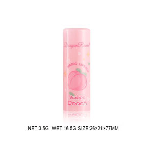 【Local Stock】DragonRanee Natural Warm-changing Peach Lip Balm Temperature Change Color Lasting Moisturizing Lipstick For Women Natural Lip Balm Lipstick