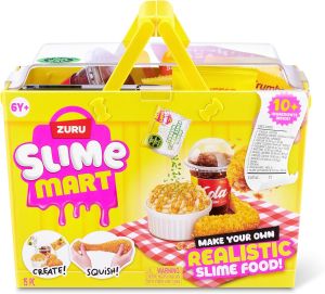 ZURU Slime Mart Shopping Basket Series 2 Create Realistic Fried Chicken & Sides Slime Food Sensory Kit 6+