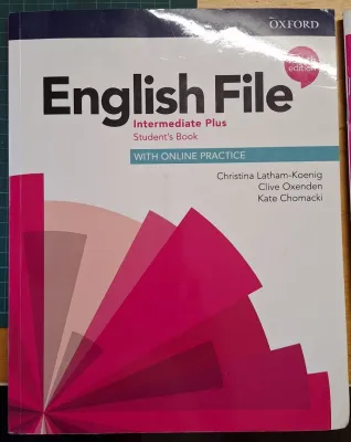 USED Oxford English File 4th Edition Intermediate Plus - Students Book (Clean bendmark) OR Workbook (Fully Used)