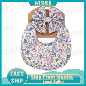 Baby 360° rotating flower drooling towel Cotton waterproof bib Baby eating bib Cartoon fashion cute drooling towel