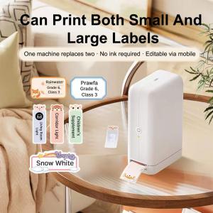 Niimbot D101 Bluetooth Thermal Label Printer for Android iOS with 1200mAh Battery & Free App for Custom Label Printing No Ink Required 10-25mm Label Paper Width