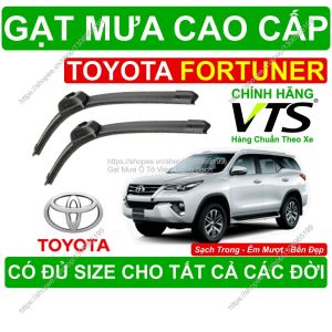Gạt Mưa Kính Lái Toyota Fortuner Cặp Gạt Mưa Kính Lái Toyota Fortuner Có Đủ Size Cho Các Đời Xe Toyota Fortuner