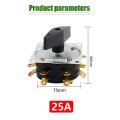 【KDH-25/2-8 】380V Welder Switch KDH2-8 25A Gear Adjustment 8 Position for Arc Welding Machine Combination Split Switch Rotary Selector Welder-Switch. 