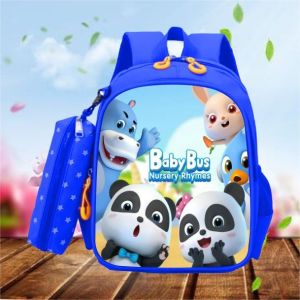 TAS SEKOLAH ANAK TK SD LAKI-LAKI PEREMPUAN 5-8 TAHUN BABYBUS LUCU TERBARU 2024 KUAT MURAH