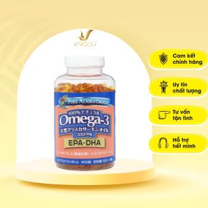 Thực Phẩm Bổ Sung Dầu Cá Hồi Pure Alaska Omega 333mg EPA - DHA 540viên- MẪU MỚI NHẤT - virgot.store