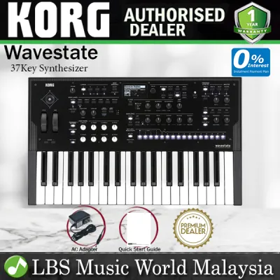 [Clearance] Korg Wavestate 37 Key Wave Sequencing Keyboard Synthesizer with 2GB Sample Library (Wave State)