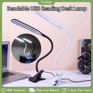 Portable Clip Desk Lamp Eyes Protection Clamp Clip Light Bendable USB Reading Lamp Desk Bedroom