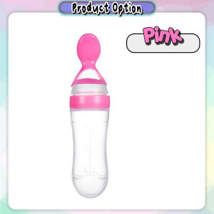 [Little B House] Baby Food Feeder Baby Food Squeeze Bottle With Spoon Fruit Rice Paste Feeder 米糊瓶 Sudu Makan Baby - TW25