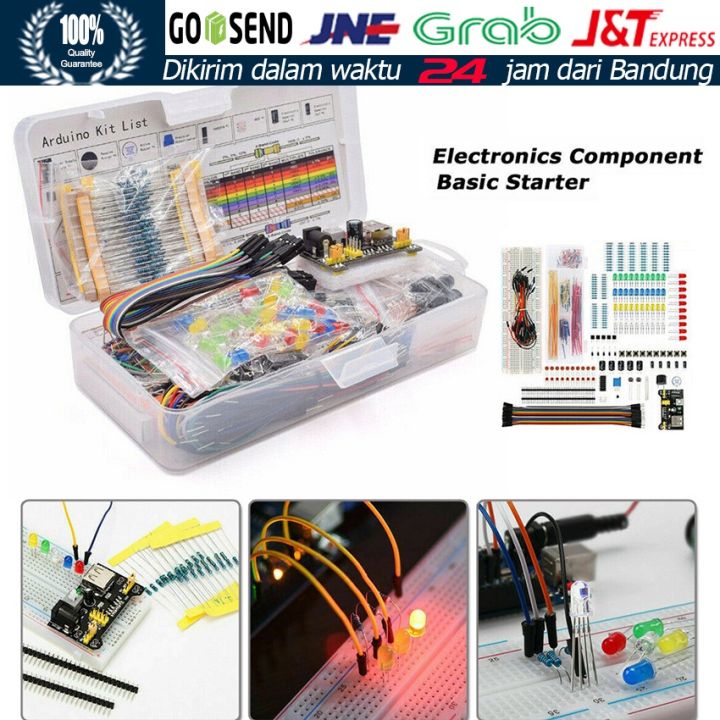 Starter Kit Komponen Elektronik Uno R3 Arduino R3 DIY Dengan Kotak ...