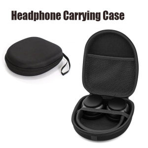 Headphone Carrying Case Portable EVA Anti Pressure Hard Shell Earphone Case Protective Headphone