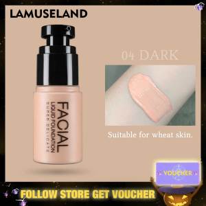 LAMUSELAND Long-lasting 4 Colors Face Velvet Foundation Liquid
