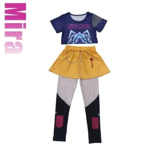 Kids Demon Costomes K-Pop Mira Rumi Zoey Hunters Cosplay Costume for Girl Halloween Stage Pattern Role Play Clothes
