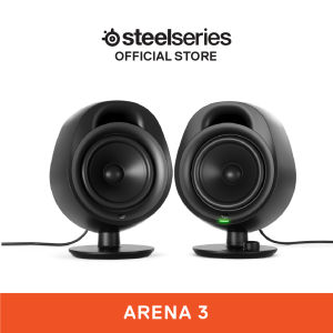 SteelSeries Arena 3 Innovative Full-range Gaming Speaker 2.0 Massive 4" Drivers Wired + Bluetooth Speaker (61535)