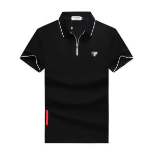 TACE&SHARK Polo Shirt Brand Shark Camisa Masculina Mens Breathable Polos Shirts 2026 Summer Fashion Solid Color2026
