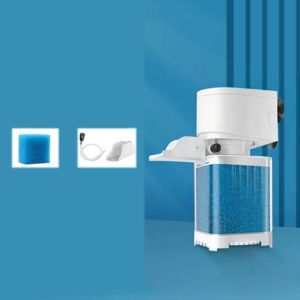 FOUNDTWO Nhựa Bộ lọc chìm bể cá Có thể tháo rời Tắt tiếng Lọc nước Máy gom phân cá Bơm tuần hoàn nước Bơm oxy hóa Cho bể cá