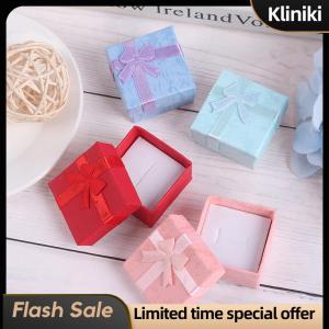 [Kliniki] 10Pcs Set Jewelry Organizer Gift Box Necklace Earrings Ring Paper Packaging Box