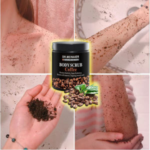 Body Scrub Exfoliate 350g Natural Coffee Sea Salt Body Scrub To Remove Dead Skin And Absorb Excess Oil To Restore Skin Vitality Body Scrub Cream Exfoliating Whitening
