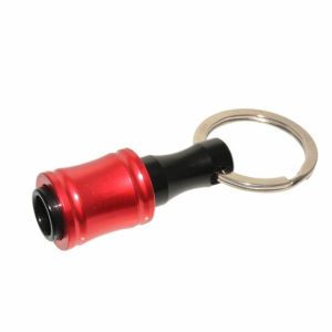 MODERNLUX 6pcs Portable Key Chain Adapter Drill Bit 6pcs Hexagonal Shank Hand Tool Handheld Screwdriver Head Holder Outdoor