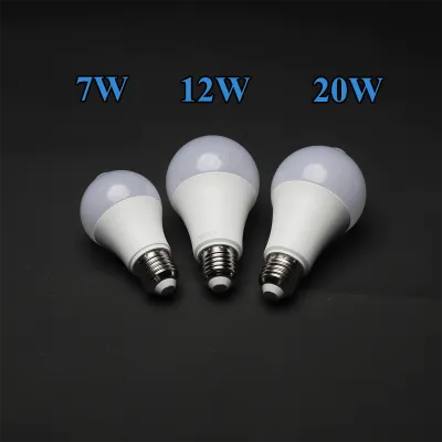 Bóng đèn Led cảm biến chuyển động Bóng đèn thông minh 7W 12W 20W ánh sáng Trắng