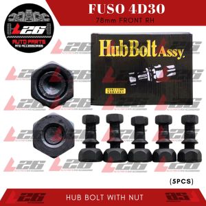 78mm Fuso 4D30 FRONT HUB BOLT WITH NUT STUD WHEEL HUB DRUM RH/LH