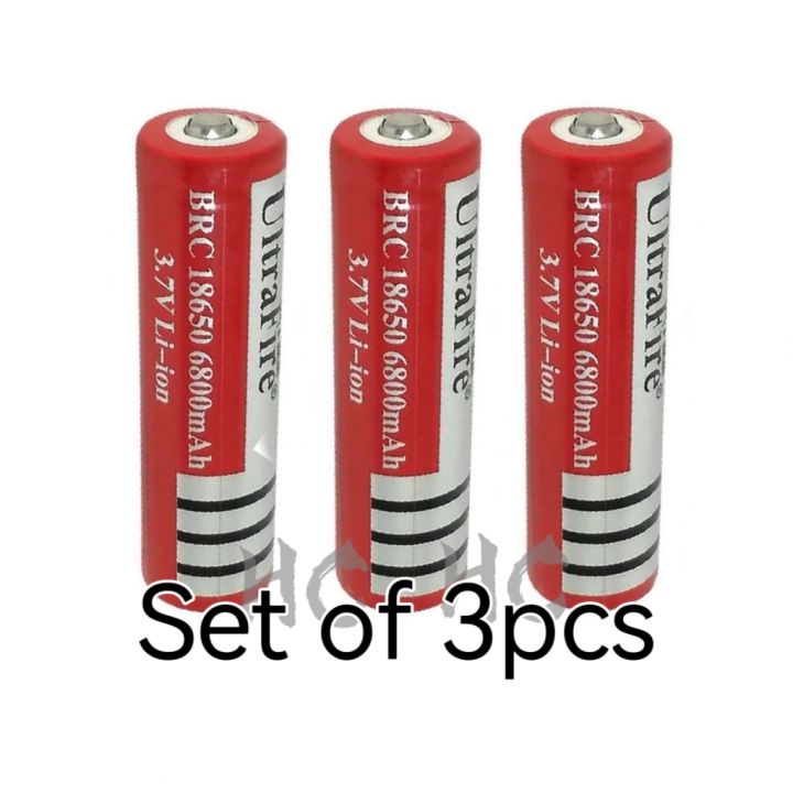 High Quality 18650 6800mAh 。 3.7V Rechargeable Lithium Battery Li Ion
