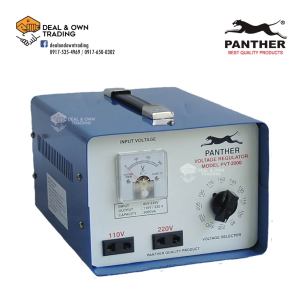 Panther PVT 2000 Manual Voltage Regulator / Variable Transformer 2000 Watts Output 110V and 220VAC