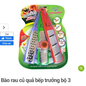 [HCM]Bộ 3 món bào rau củ quả KIM HẰNG chính hãng