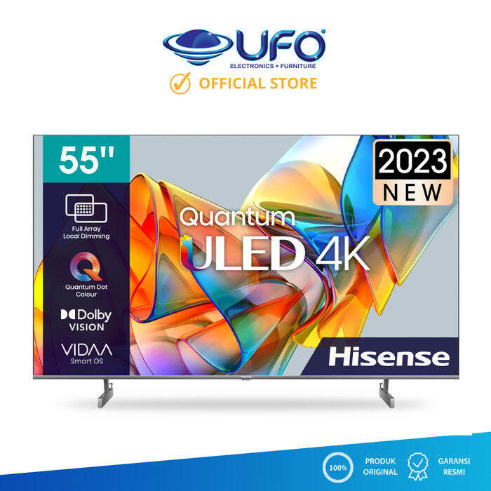 HISENSE 55U6K 4K HDR ULED SMART GOOGLE TV 55 INCH | Lazada Indonesia