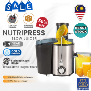 [New Product] Tb Cold Press Juicer Slow Juicer 500Ml Large Capacity Upgraded Version 75mm Wide Feed Chute Electric Juicer Dual Speed ​​Stainless Steel Juicer 800W