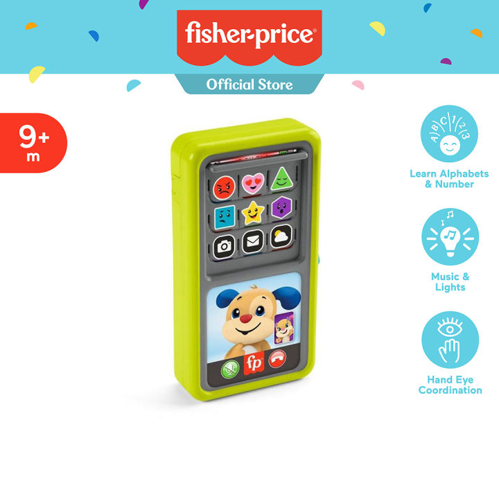 Fisher-Price Laugh Learn 2-in-1 Slide to Learn Smartphone (HLY61