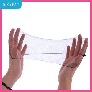 JCSYFAC  50 cái tóc Net Đen đàn hồi bó tóc vô hình hairnet lưới Bun tóc Net 30 50 60cm Phụ kiện tóc