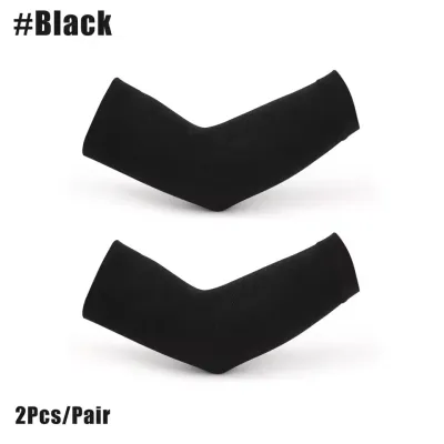 Buzesty Elbow Compression Sleeves (Pair) – Tennis and Golfers Elbow Support – Elbow Brace for Men and Women Knitted Arm Sleeve for Shaping and Beauty Elastic Contraction and Auxiliary Compression Arm Sleeve