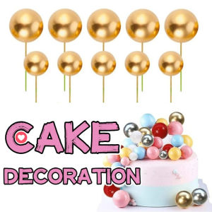 20PCS Mix DIY Foam Ball for Cake Cupcake Cake Topper Ball for Birthday Party Wedding New Year