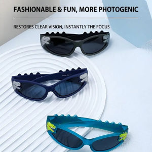 Kids Cartoon Dinosaur Sunglasses Cute Children Party Eyewear UV Protection Sun Shades Boys Girls Outdoor Fashion Sunglasses