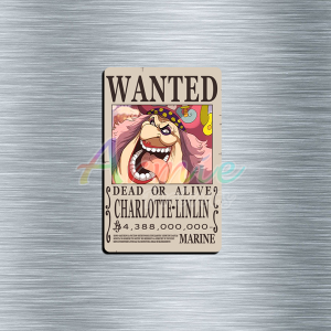 ATM Size Ref Magnet - One Piece Wanted Poster  UPDATED Bounty after WANO