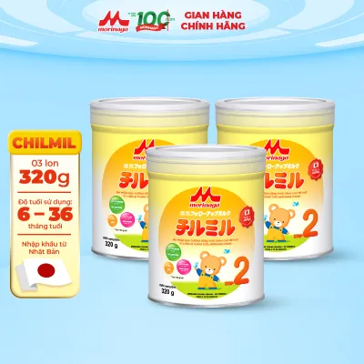 Sữa Morinaga Chilmil số 2 Nhật Bản 320g Tăng Sức Đề Kháng DHA Ca Từ 6-36 tháng Chính Hãng