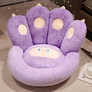 Chair Seat Cushion Soft Cute Cat Claw Back Support Cartoon Pillow Lovely Living Room Office Chair Tatami Mat