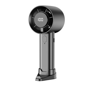 【Long Yijun 】พัดลมพกพา Turbo รอบสูง ชาร์จ USB พัดลมมือถือ มือถือพัดลมขนาดเล็ก ปรับระดับได้ 100 ระดับ