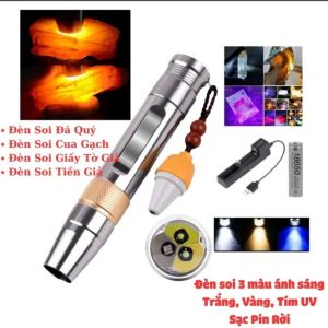 Đèn soi đa năng bút soi giấy tờ tiền giả cà vẹt vé số soi gạch cua trứng soi tem bằng lái xe...vv