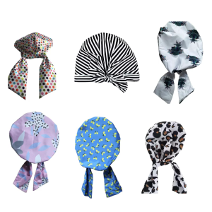 Đàn hồi nhanh khô chống nước Mũ tắm cho hầu hết các loại tóc dây chun thời trang màu đen và trắng mũ tắm