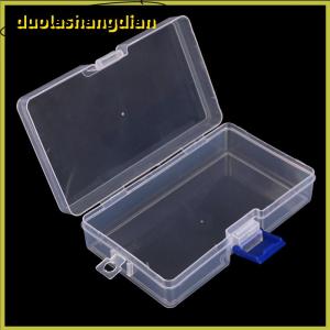 [Duola] Nhựa rõ ràng các bộ phận lưu trữ hộp đồ trang sức thủ công container Organizer trường hợp