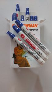 Spidol Snowman whiteboard BG12 spidol papan tulis tidak permanen isi 6-12Pcs