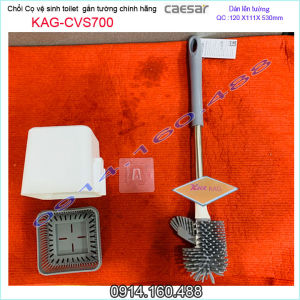 Chổi cọ vệ sinh Caesar KAG-CVS700 cây chà toilet nhựa cao su 100% sử dụng bền không gỉ séc