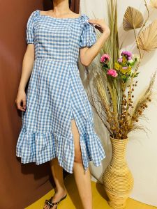 Basic id fashion BISA COD BIG SALE Dres wanita Monic / Dress vintage bodycon Korean Fashion Squrae