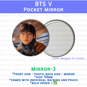[FANMADE] New Bangtan V Button Pin Set Can Badge Keyring Pocket Mirror Kim Taehyung Concert Freebie Arirang