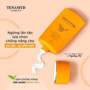 Kem chống nắng TENAMYD - Green Tea Protective Suncreem SPF42/PA++ 70ml