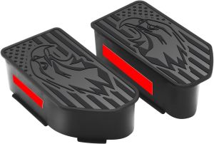 2Pack Bed Rail Stake Pocket Covers for 2019-2025 Silverado/Sierra 1500 and 2020-2025 Chevy Silverado/GMC Sierra 2500HD 3500HD Upgraded Silicone Truck Rear Holes Caps Bed Rail Holes Plugs Covers (B)