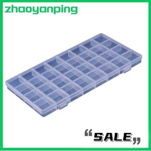 zhaoyanping 32 Lưới Ngăn Nhựa Trong Suốt Lưu Trữ Hộp Đồ Trang Sức Bông Tai Hạt Vít Chủ Trường Hợp Hiển Thị Tổ Chức Container