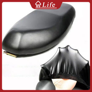 1Pc Universal Motorcycle Water Resistant Elastic Cushion Cover Thickened Car Leather Seat Cover Sun Proof and Rain Proof