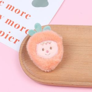 THANKSKY Vải Ghim Cài hình trái cây bằng vải nhung lông dễ thương Khâu tay Dâu tây Ngọt ngào Bơ Tuổi Teen